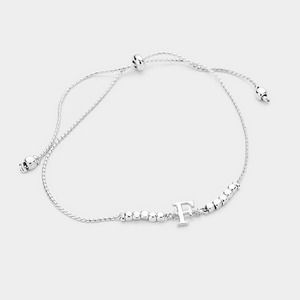F Monogram Bracelet